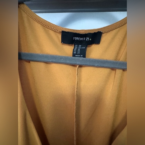 Forever 21 Mustard High Low Dress - Picture 2 of 4